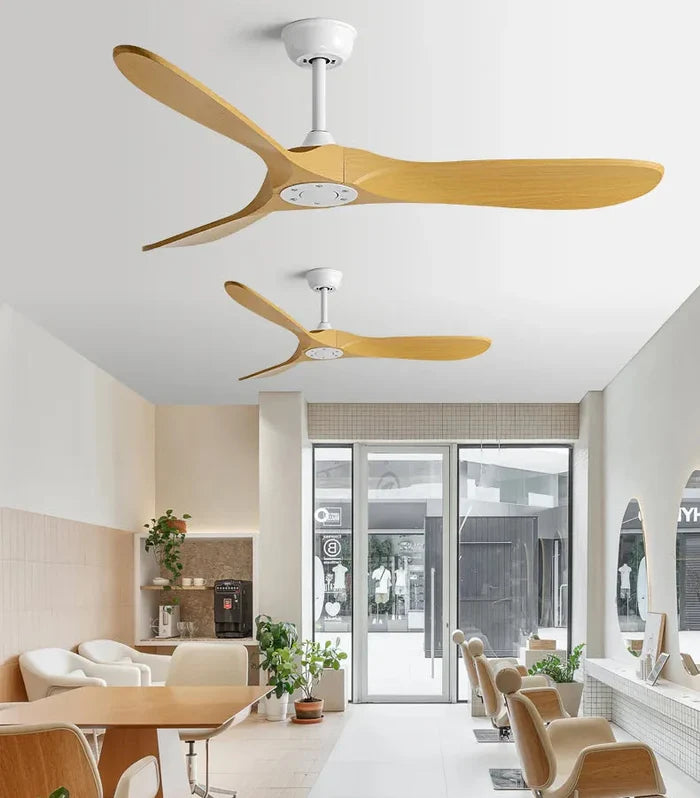 Ventilador de teto moderno Estilo Industrial com controle remoto - ZenithBreeze® UrbanWind