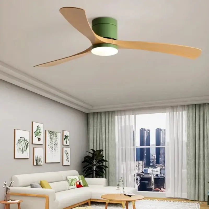 Ventilador de teto moderno com Iluminação e Controle Remoto - ZenithBreeze® X2