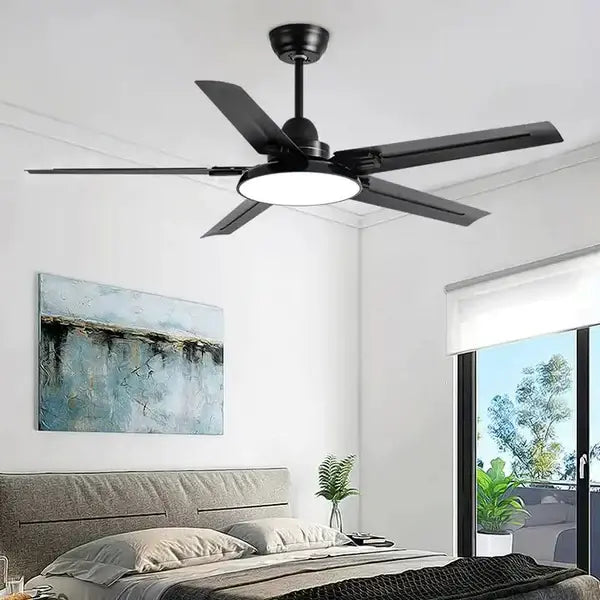 Ventilador de teto moderno Industrial com controle remoto - ZenithBreeze® Z2 Pro