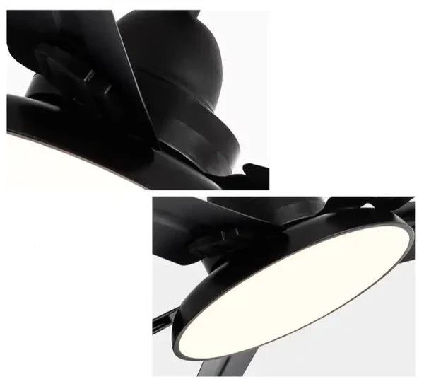 Ventilador de teto moderno Industrial com controle remoto - ZenithBreeze® Z2 Pro