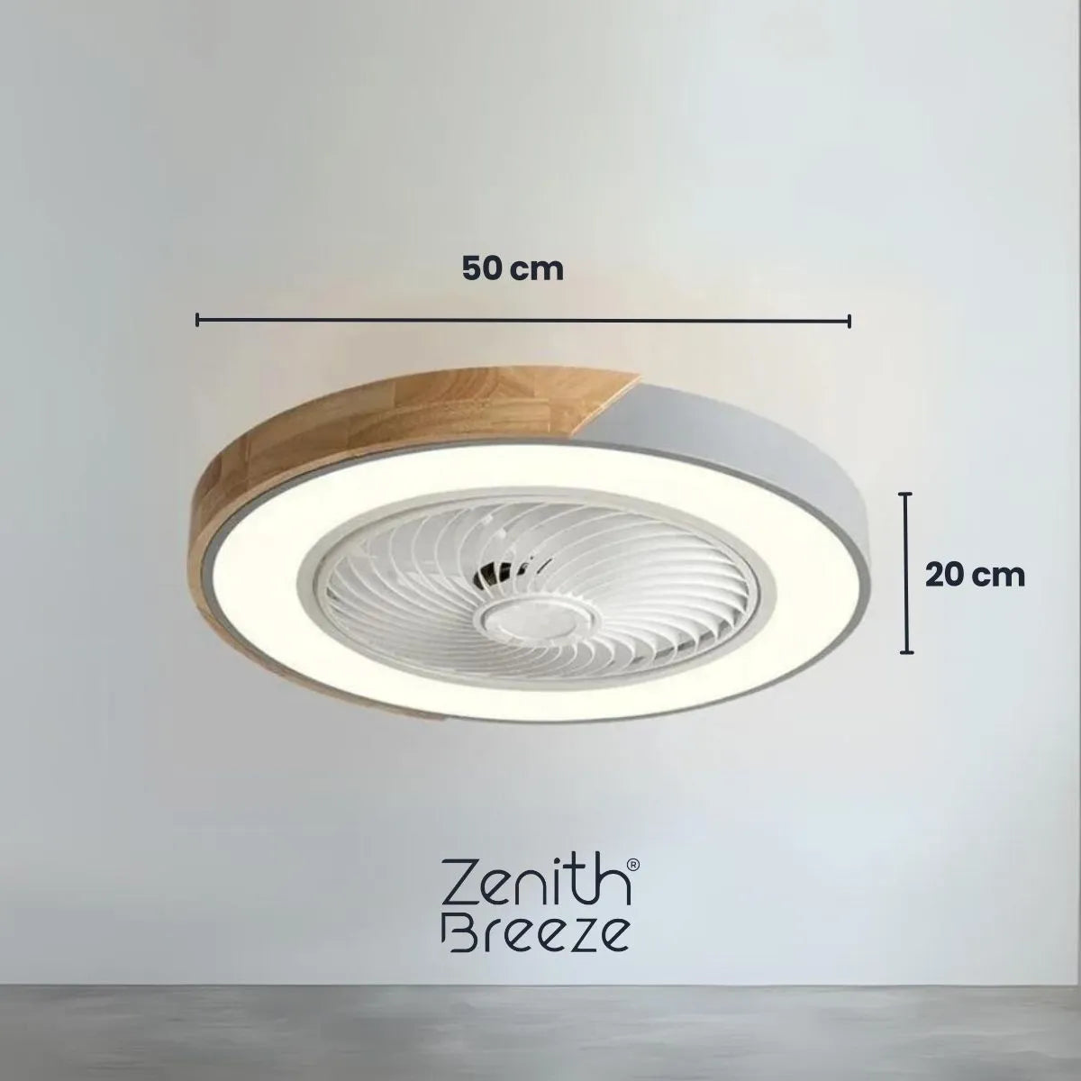 Luminária de teto decorativa com ventilador integrado - Ventiluz Street Design